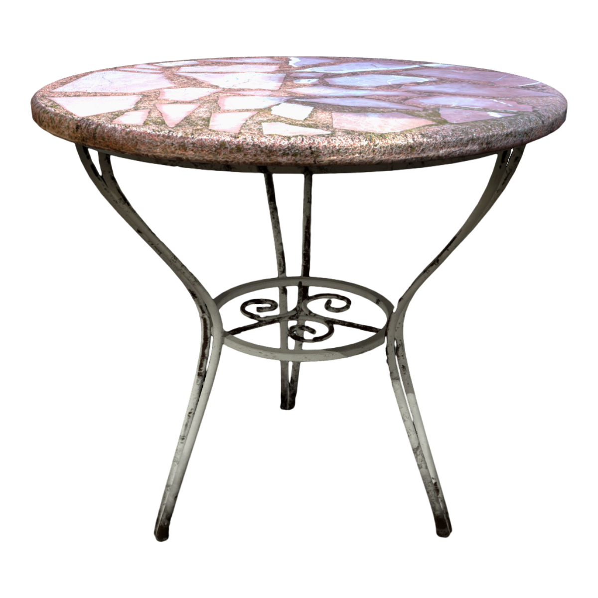 Victorian Elonged Garden Outdoor Marble Table