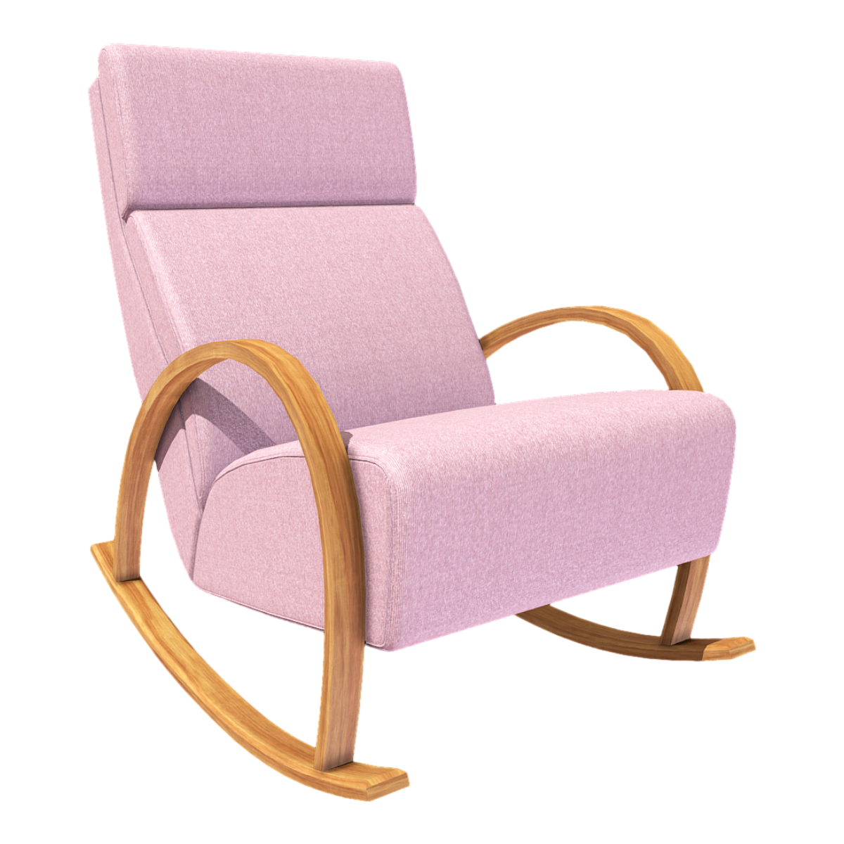 European-style Retro Velvet Leisure Rocking Chair