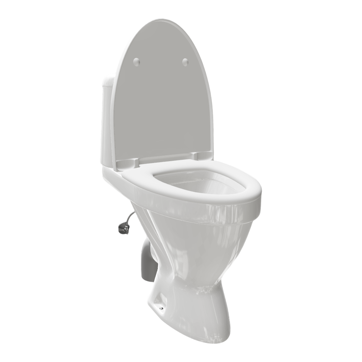 European Style Small Apartment Simple Ceramic Toilet