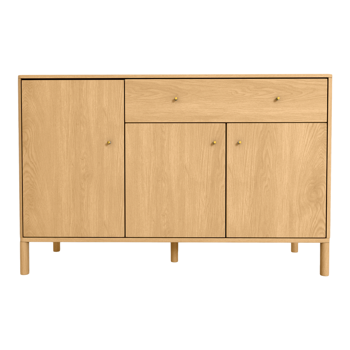 European Style Modern Restaurant Oak Side Drawer Cabinet