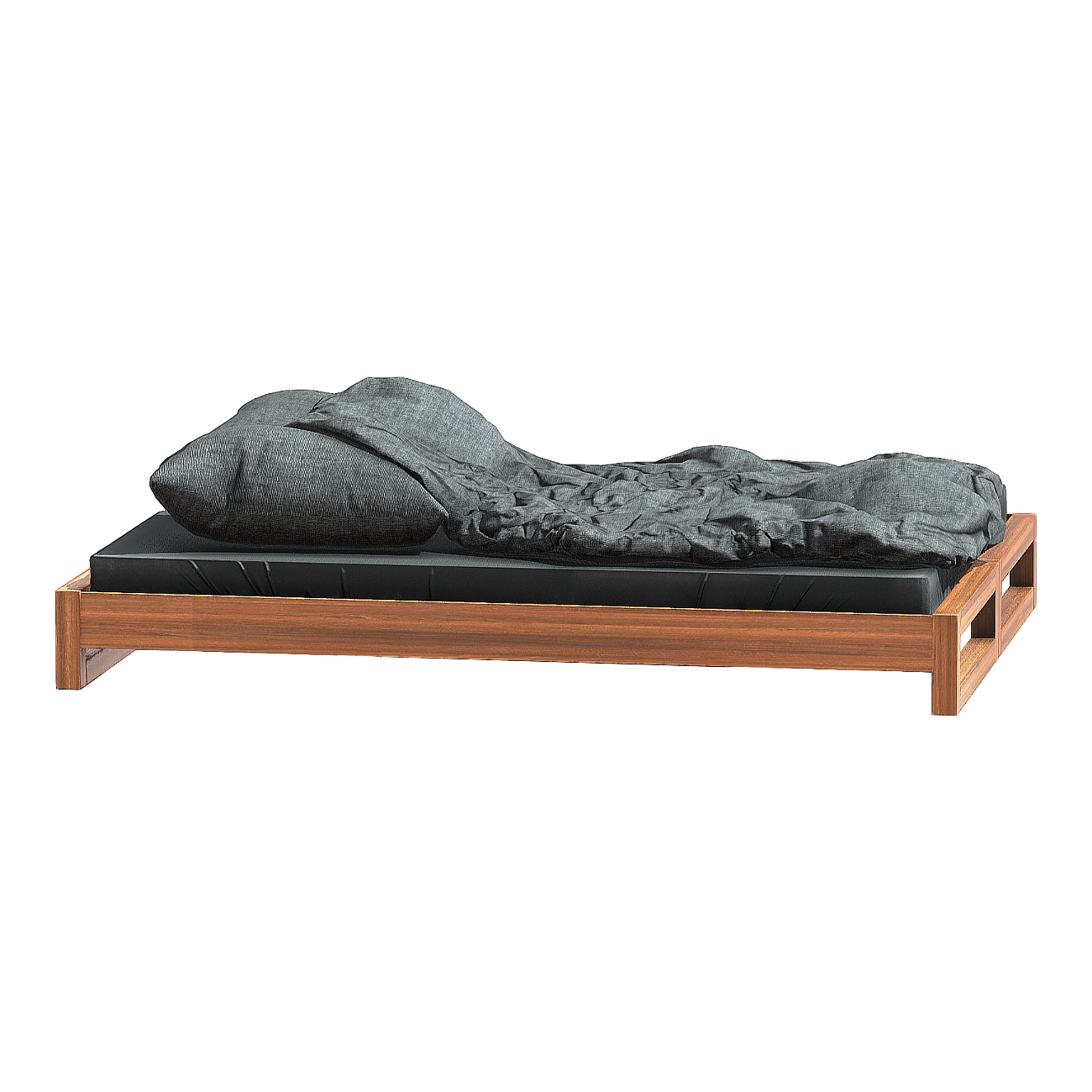 English Style Simple Style Oak Study Small Single Beds