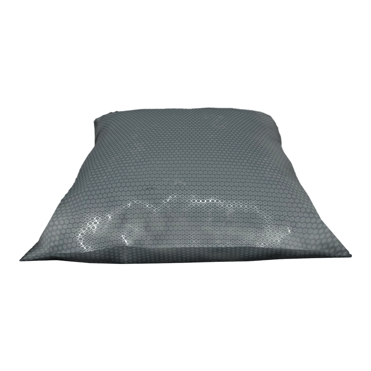 Modern Simple Style Blend Grey Honeycomb Pattern Velvet Pillow