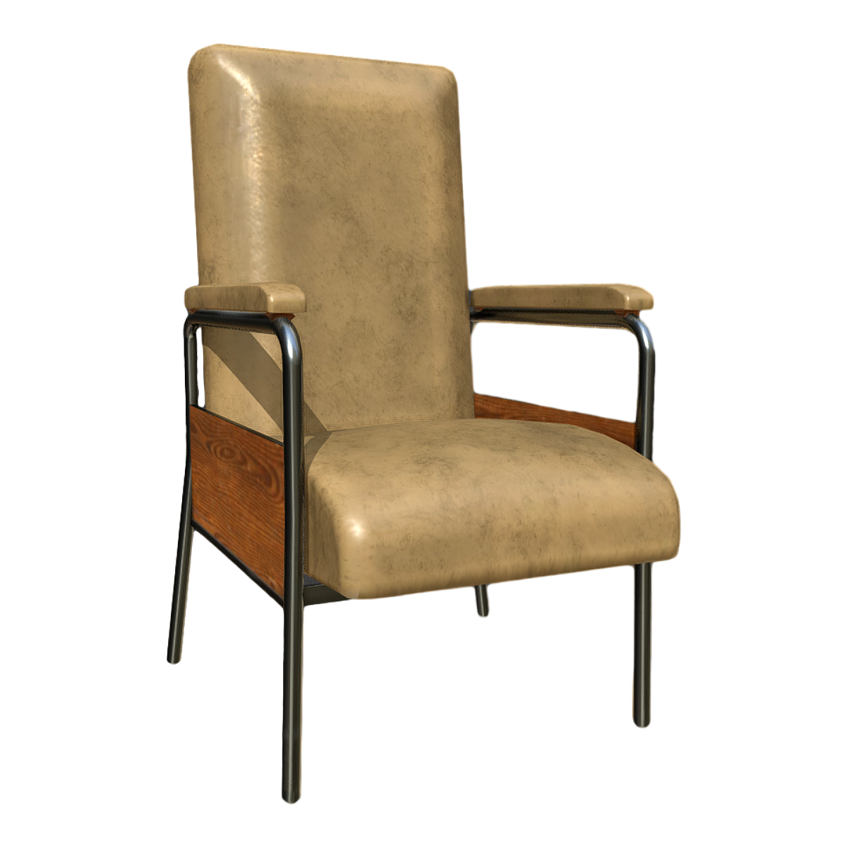 European-style Old-fashioned Hospital Leather Office Chair