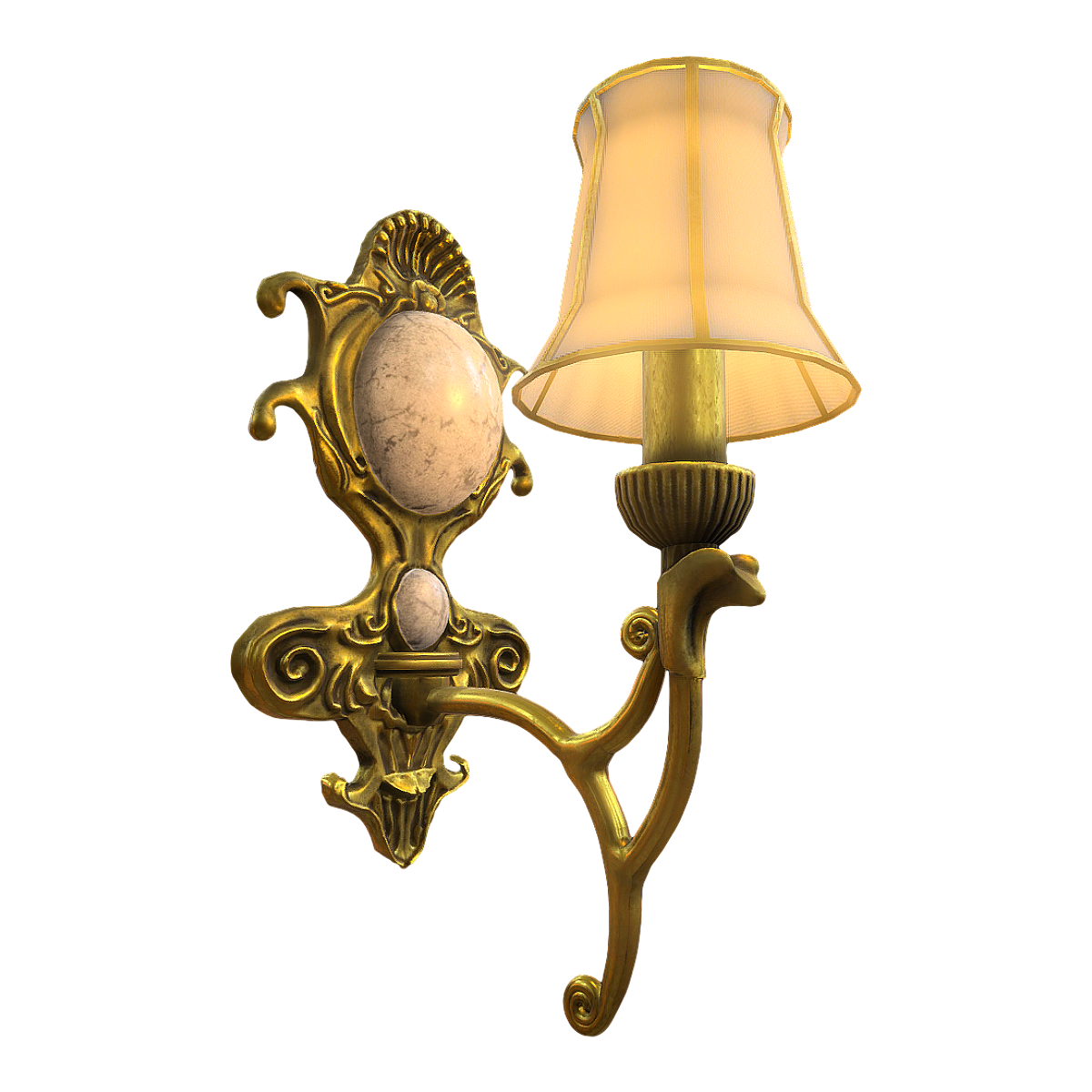 Baroque classical style noble indoor corridor wall lamp