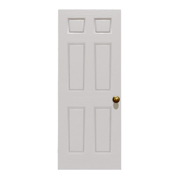 British style classic white solid wood door