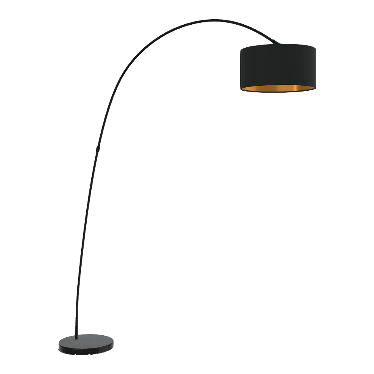 European-style modern black broom floor corridor lights