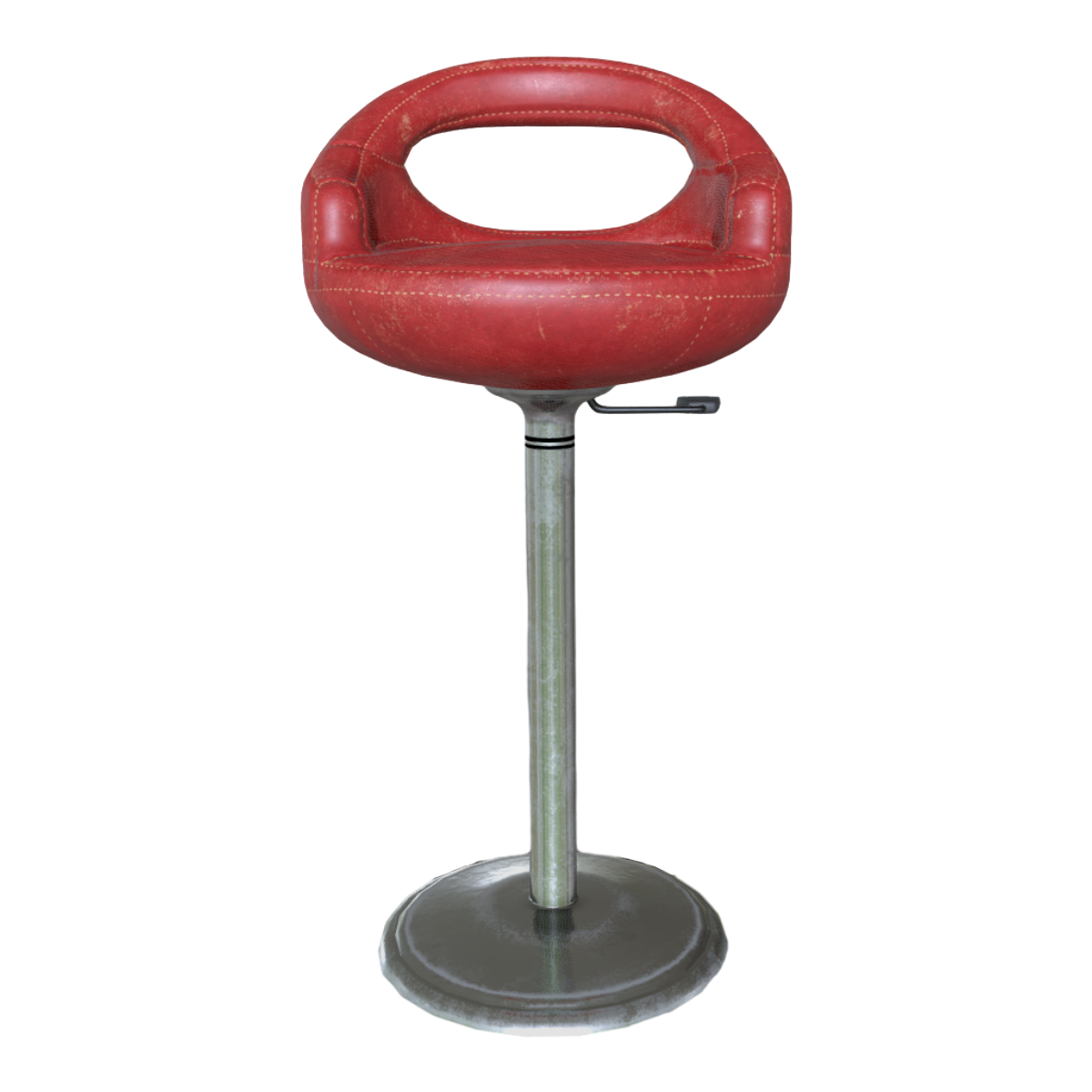 American Club Red Faux Leather High Chair