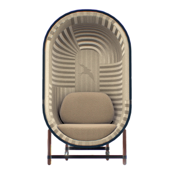 Nordic-style Shopping Plaza Outdoor Leisure Single Sofa