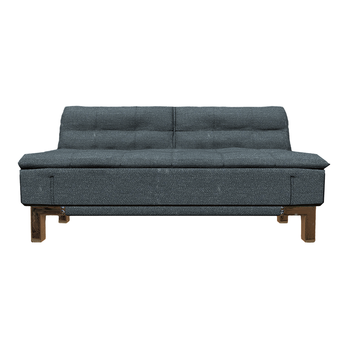 British Modern Style Fabric Double Seat Sofa