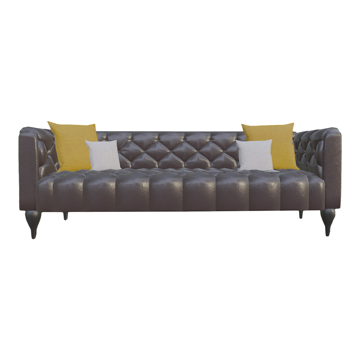 French Nostalgic Leather Couch