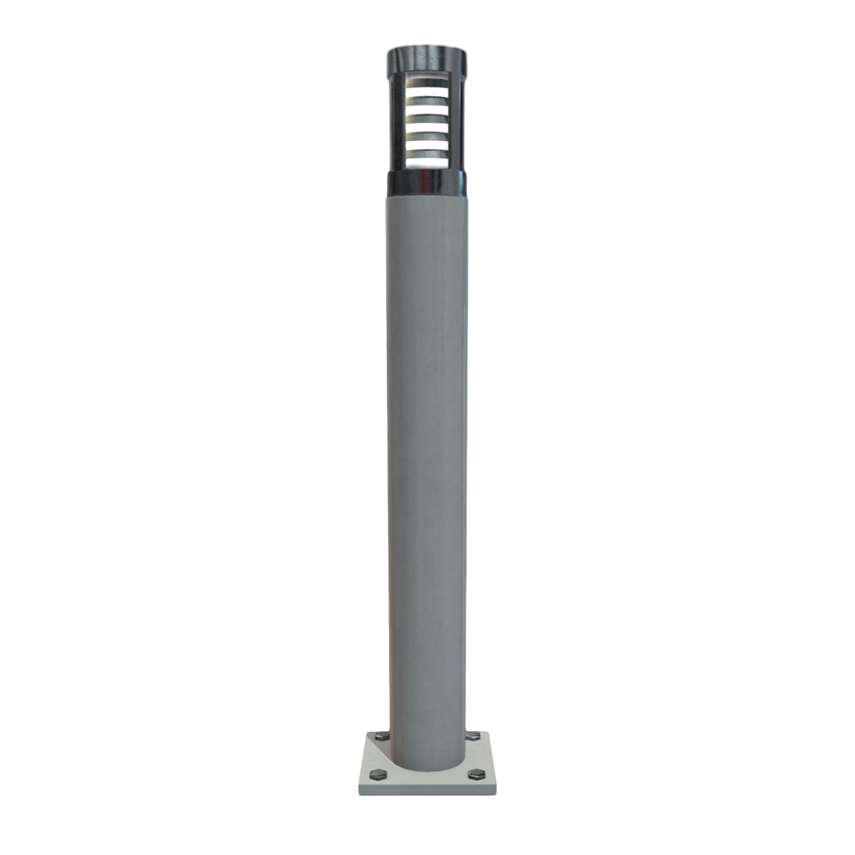 Nordic modern style gray vertical lawn lamp