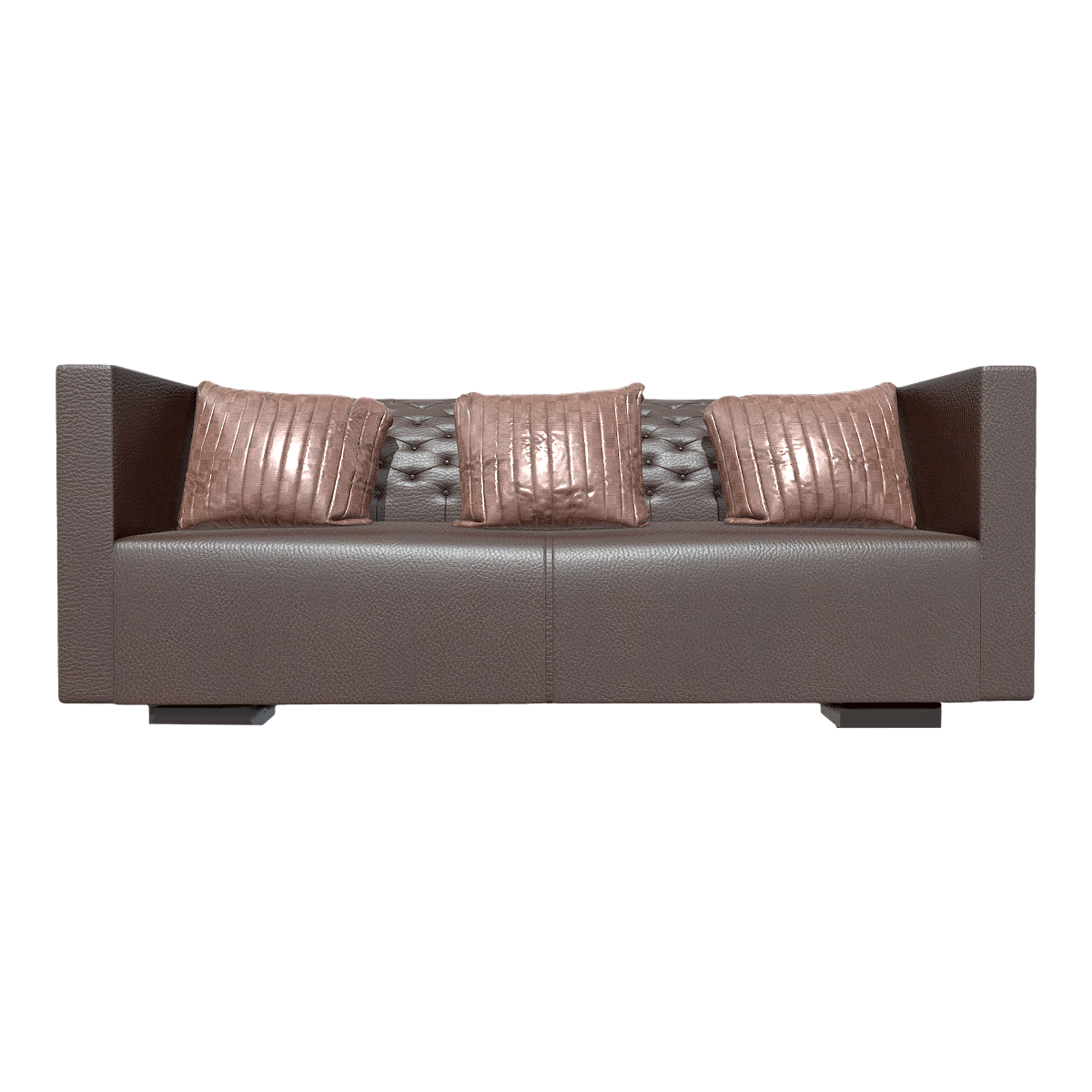 American Style Nostalgic Leather Couch