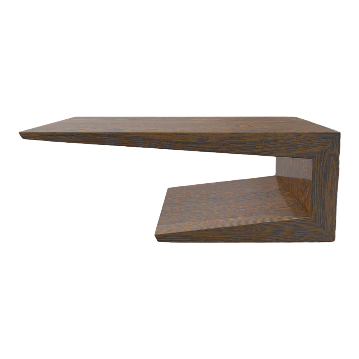 English Style Modern Simple Style Walnut Wall Coffee Table