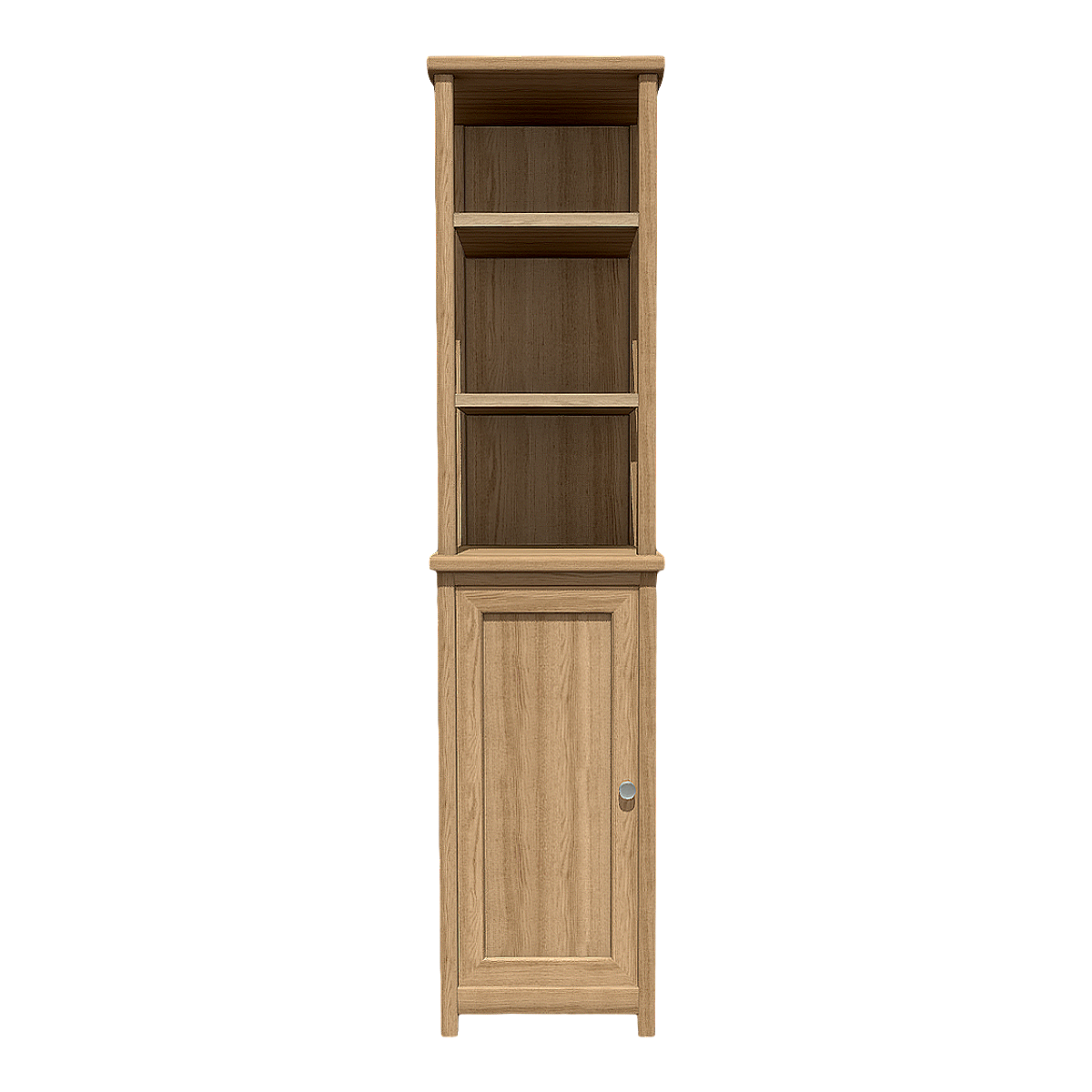 British classic style oak multi-function display cabinet