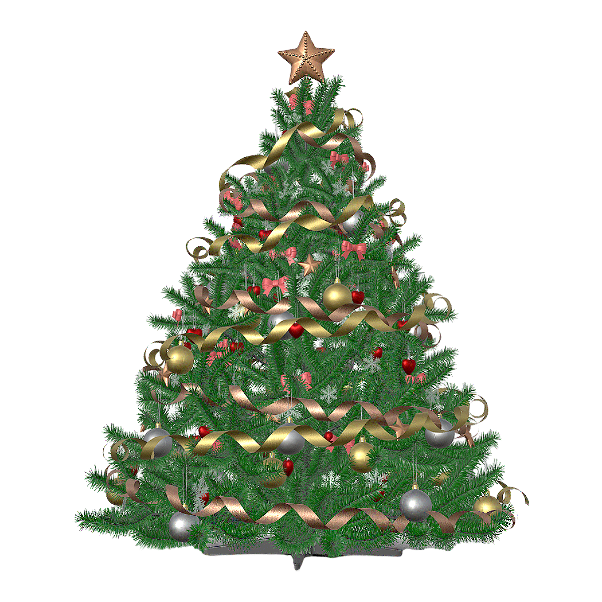 European and American holiday decoration large artificial outdoor Christmas tree