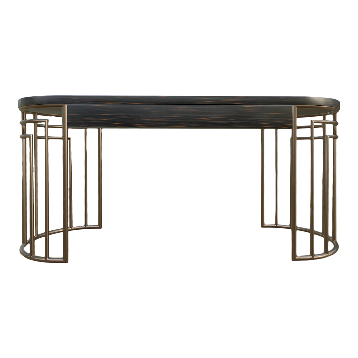 British Modern Style Polished Black Yaoshi Table