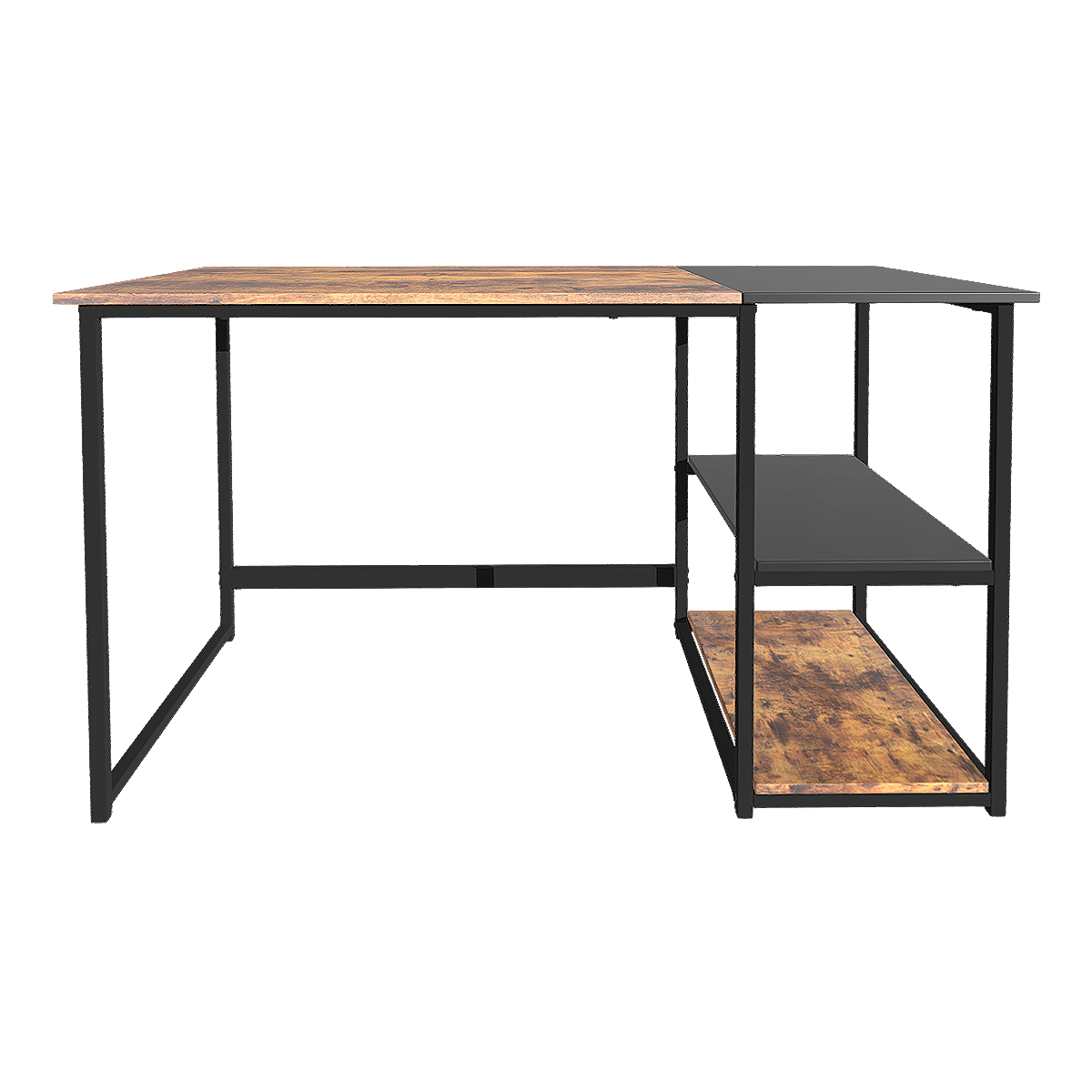 Russian Modern Simple Chinese Fir Metal Frame Desk