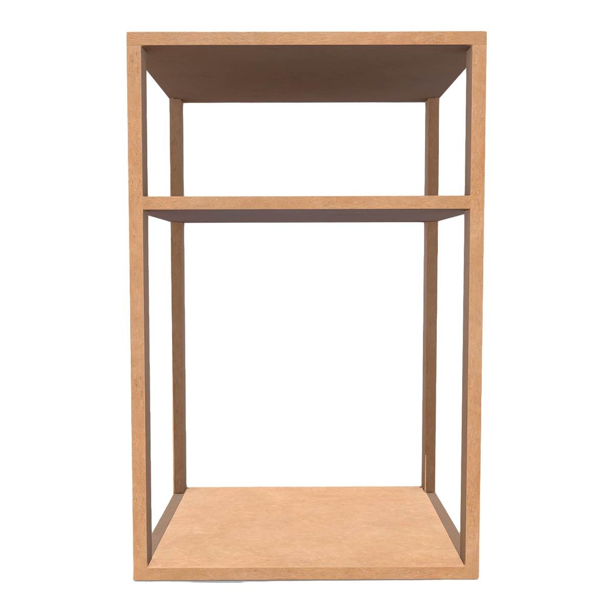 Modern Minimale Warehouse Chinese Fir Double-layer Storage Rack