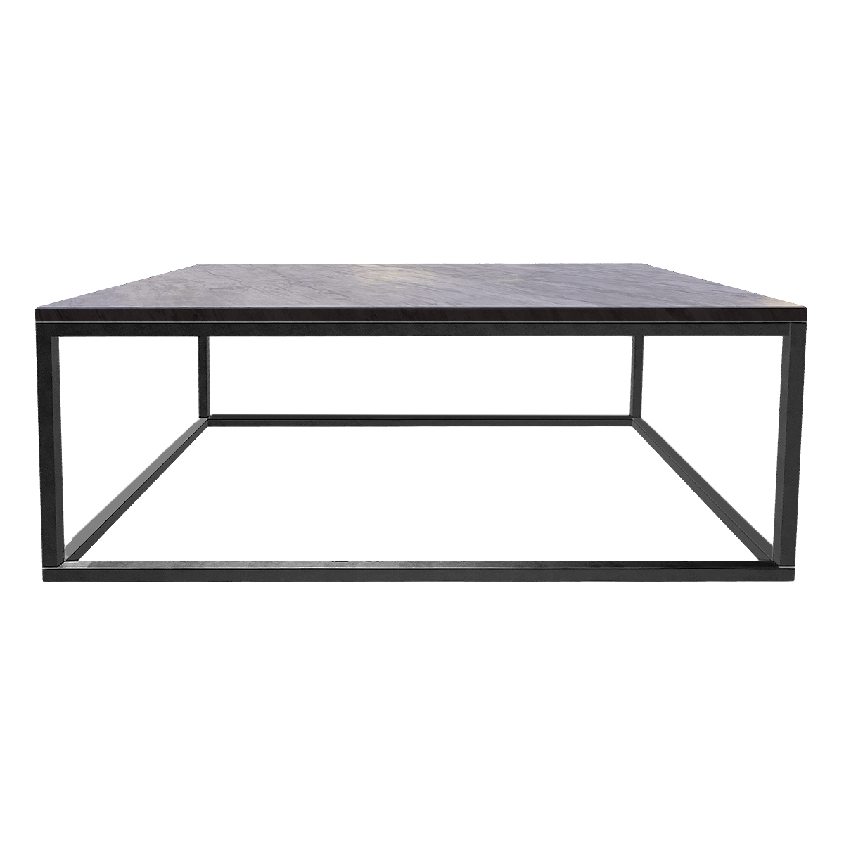 Nordic Style Simple Light Luxury Steel Frame Marble Long Square Table