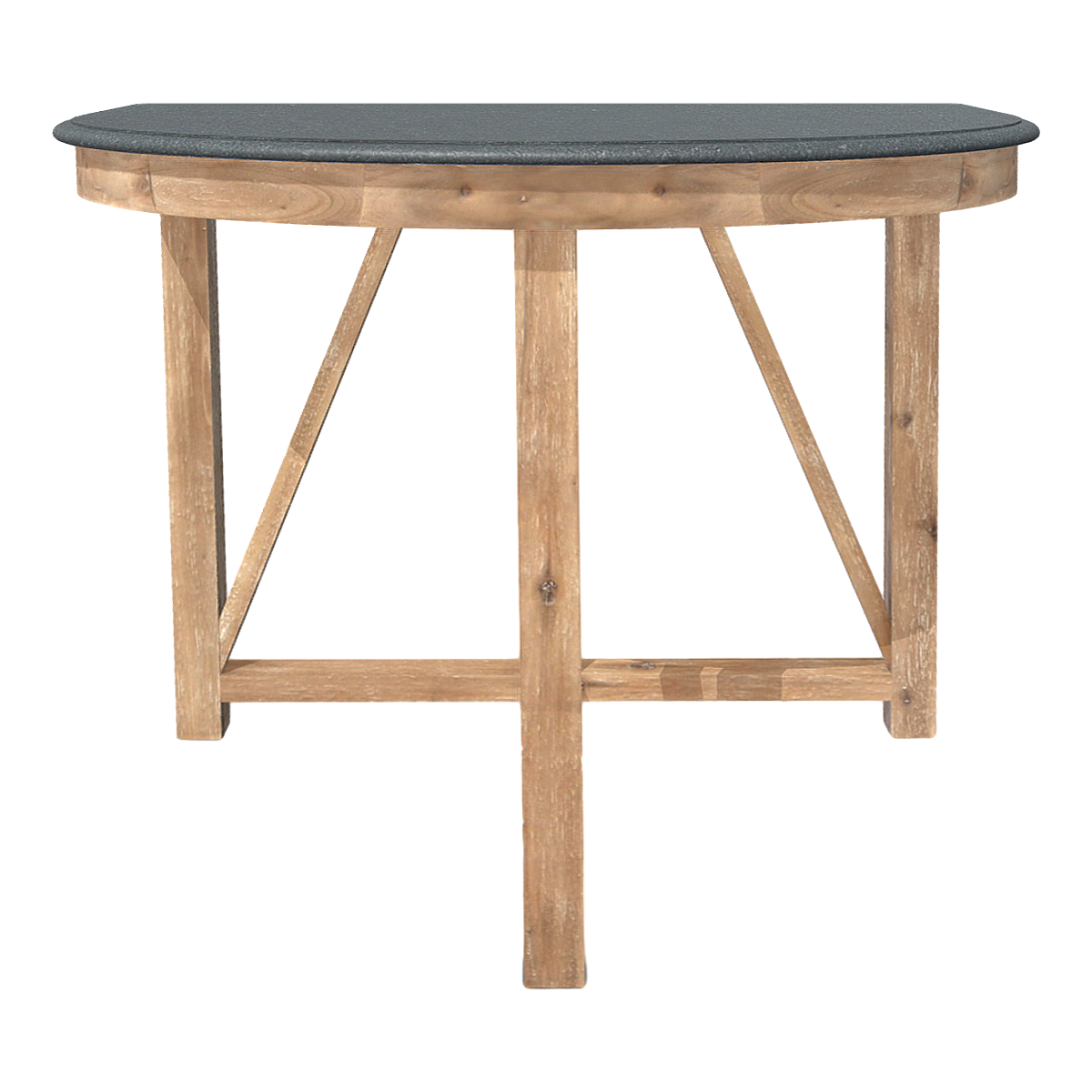 Nordic Style Simple Style Oak Art Frame Frosted Slab Wall Table