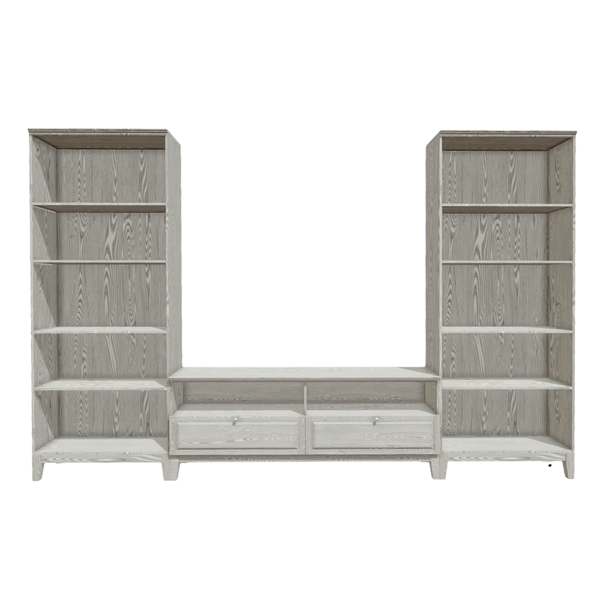 Italian-style modern white pine multi-function cabinet