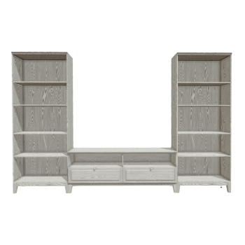 Italian-style modern white pine multi-function cabinet