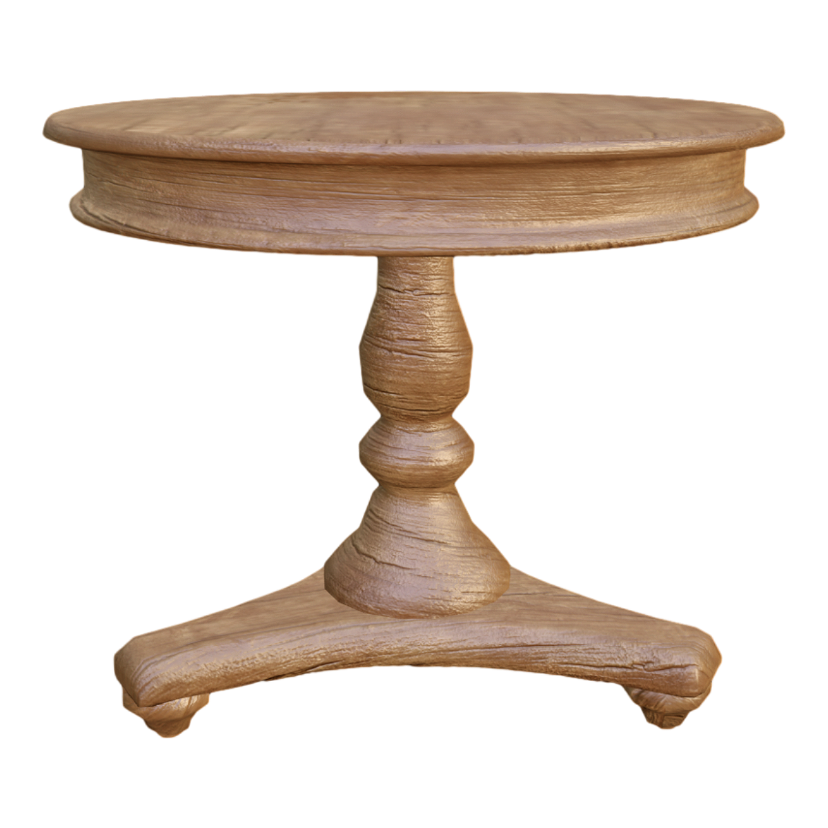 British Style Simple Style Outdoor Pine Round Table
