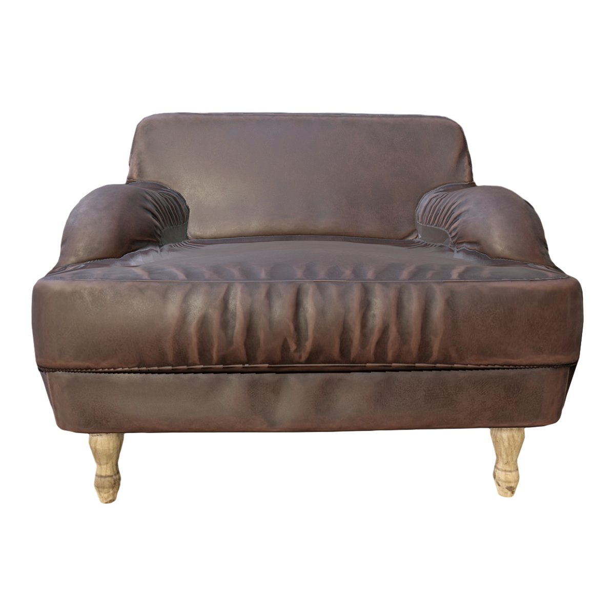 American Style Modern Style Leather Armrest Sofa Chair