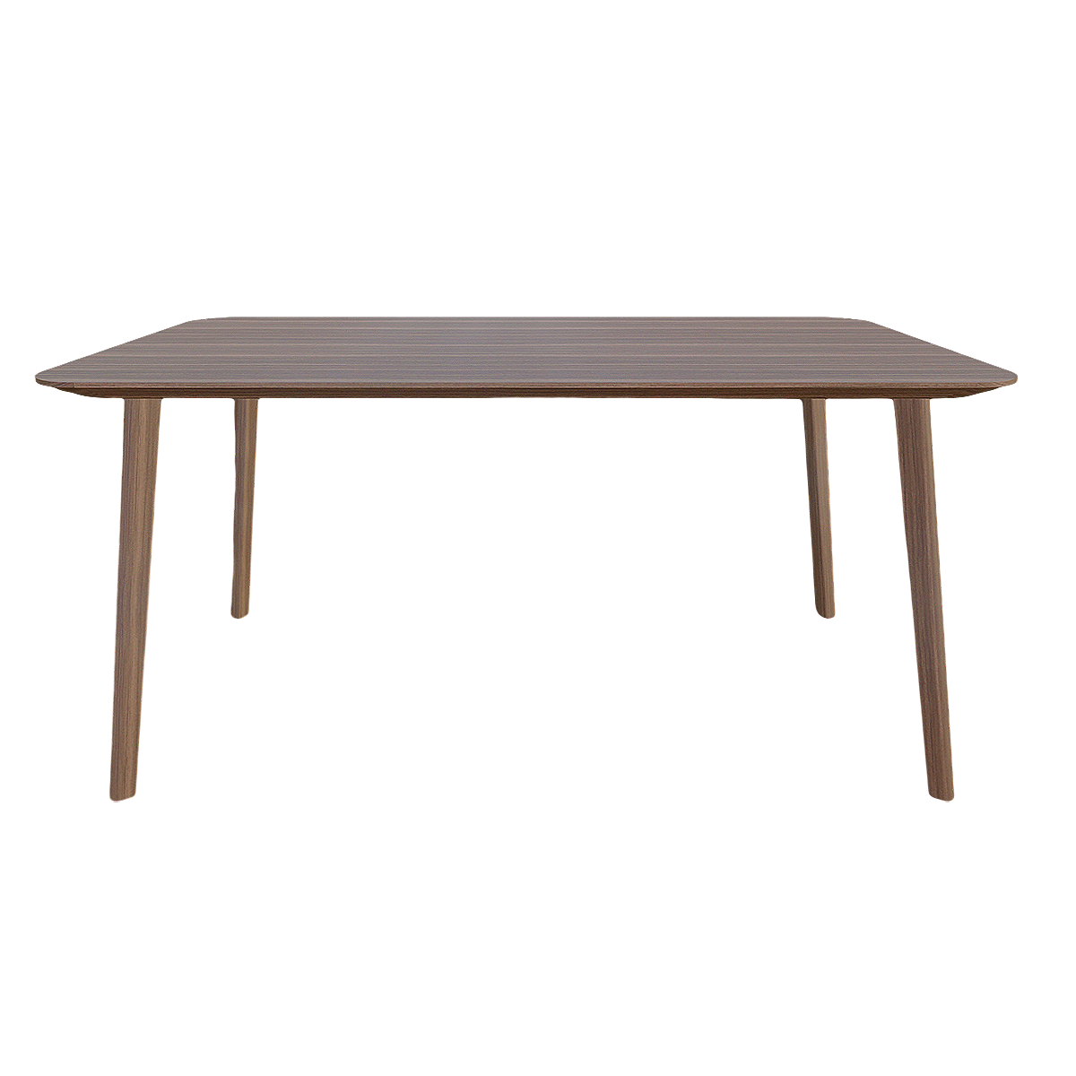 East Asian style minimalist air-cooled fir square dining table