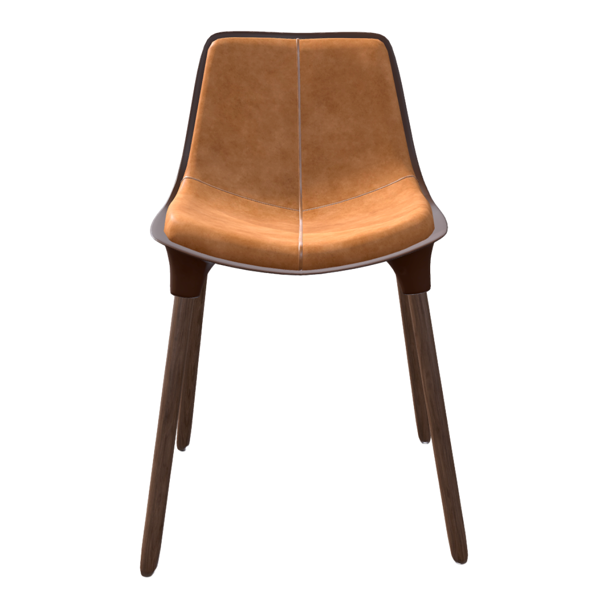 Italian Modern Style Chinese Fir Holder Plush Fabric Backrest Chair