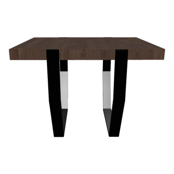 American Style Modern Minimale Black Walnut Side Table