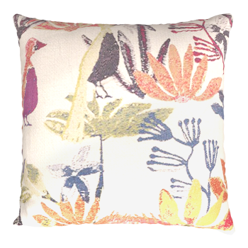 French Classic Floral Fabric Sofa Pillow