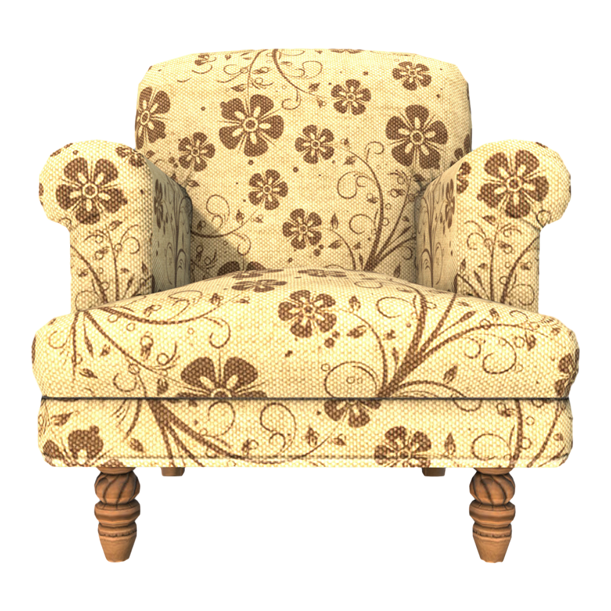 British-style Victorian retro style cotton velvet fabric sofa chair