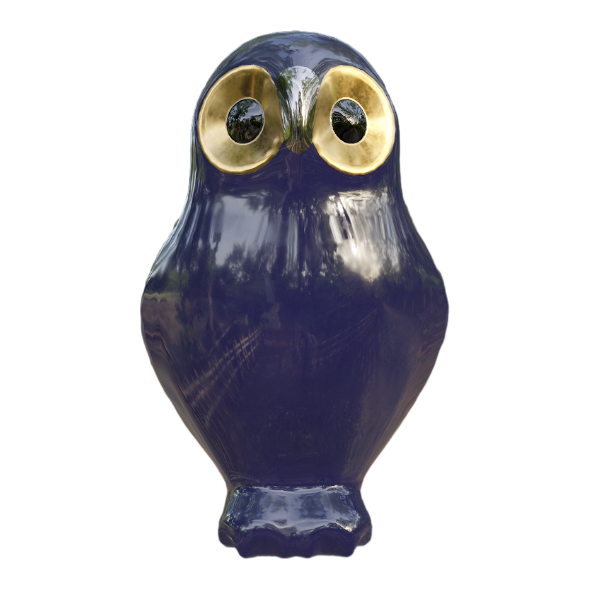 Italian Style Simple dark blue Owl Ornaments