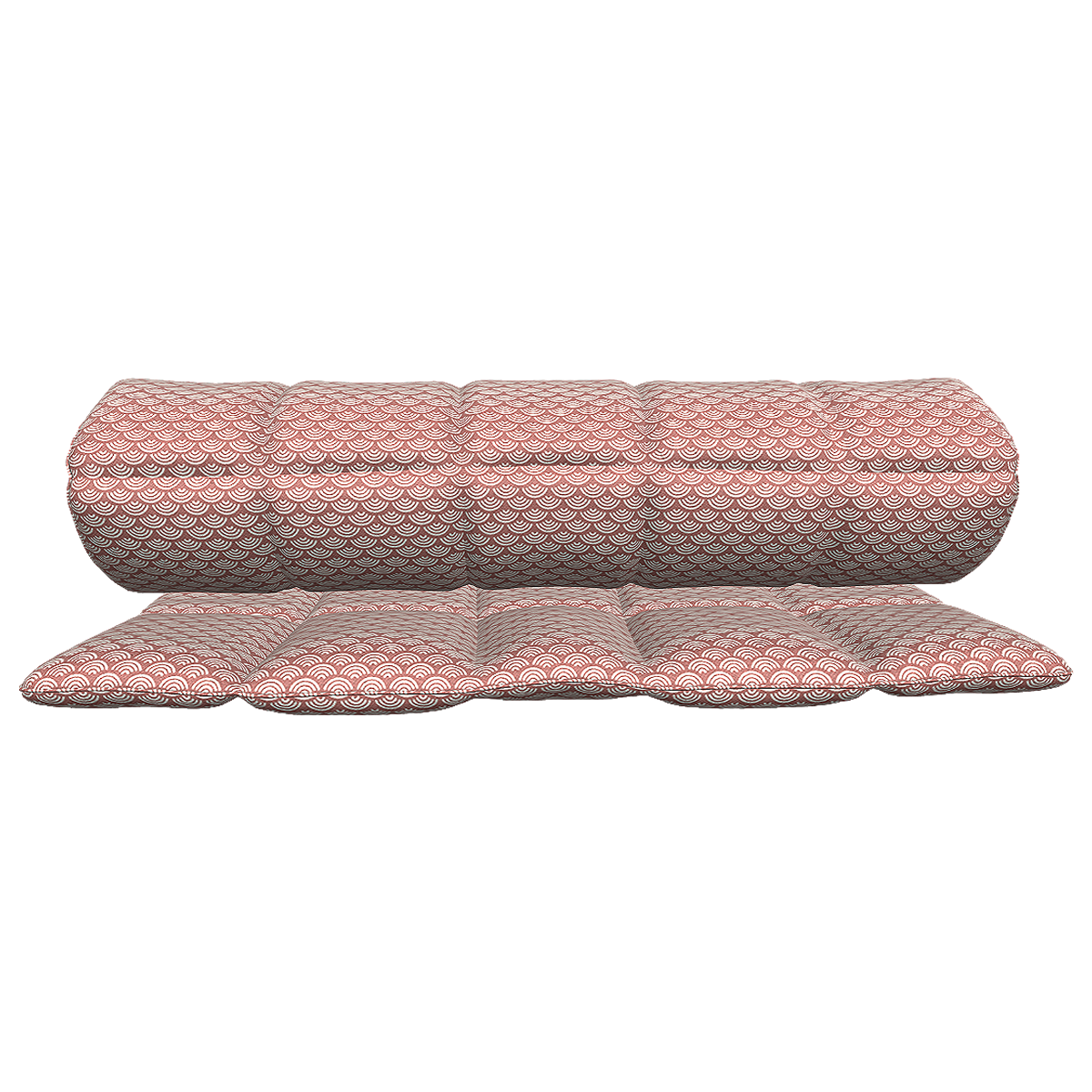 East Asian Style Simple Style Red and White Moire Soft Bag Fabric