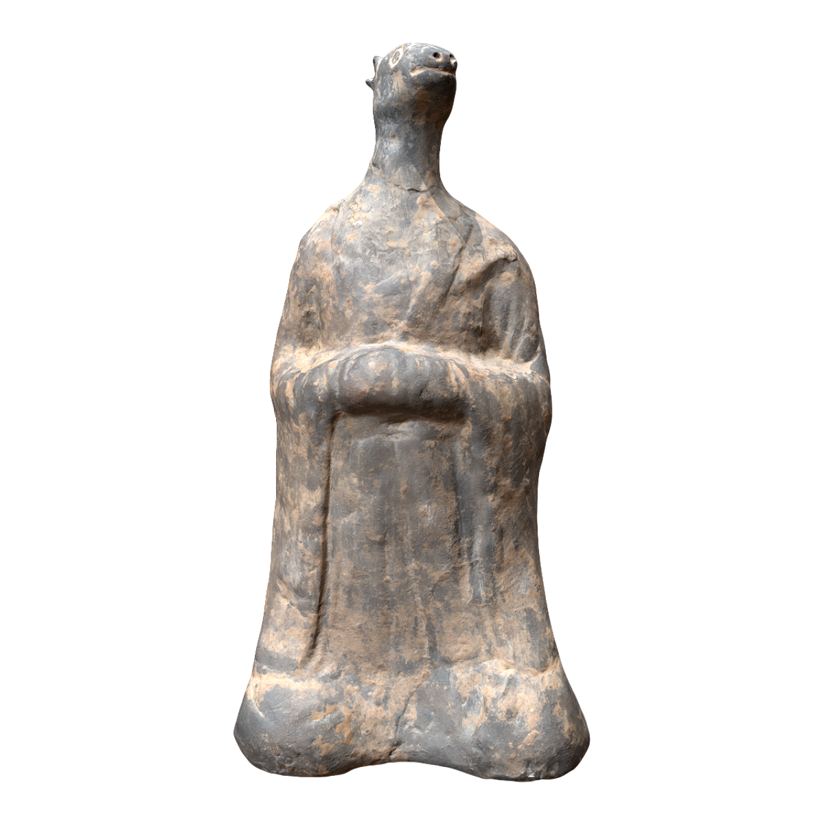 Pottery Figurines of the Zodiac in the Northern Wei Dynasty: Pottery Figurines Rabbit