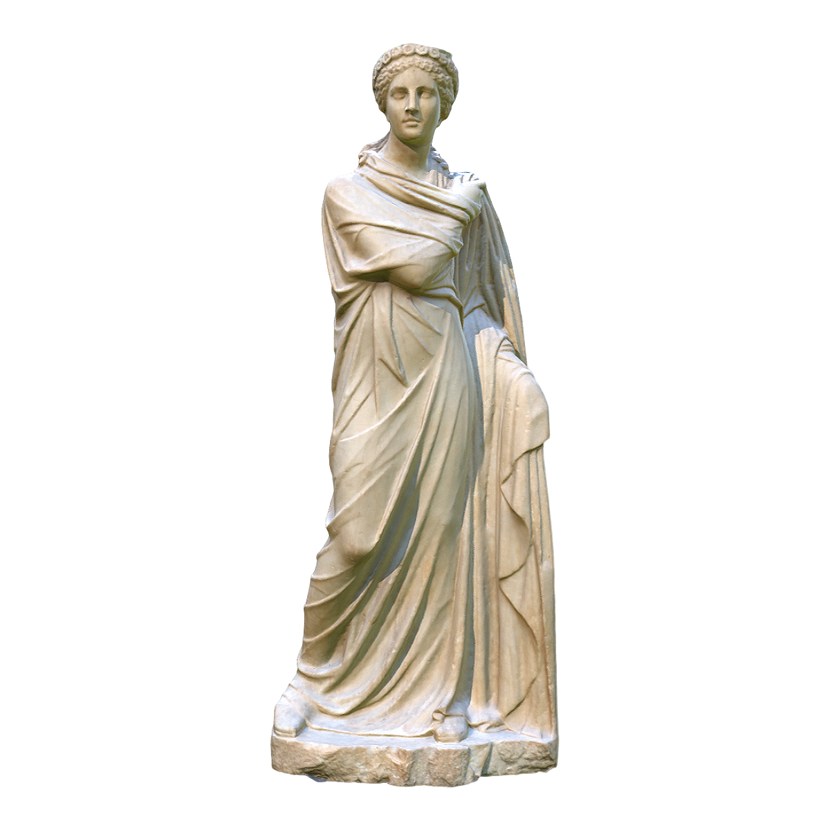 Roman Empire period marble statue "dance muse"