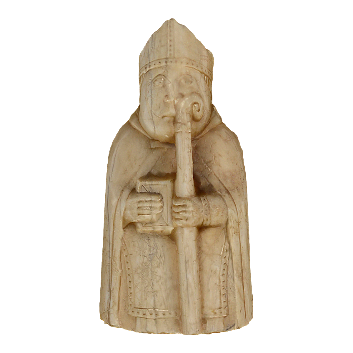 Ivory artifact "Louis Chess Bishop" discovered on the island of Lewis in Scotland