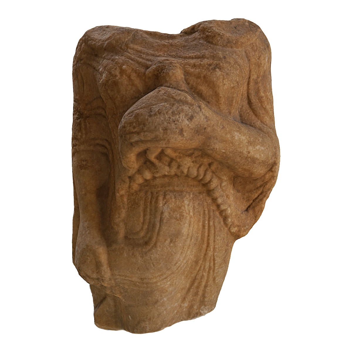 The marble statue of the Byzantine Empire in ancient Rome, known as the "Marble Maiden Statue"