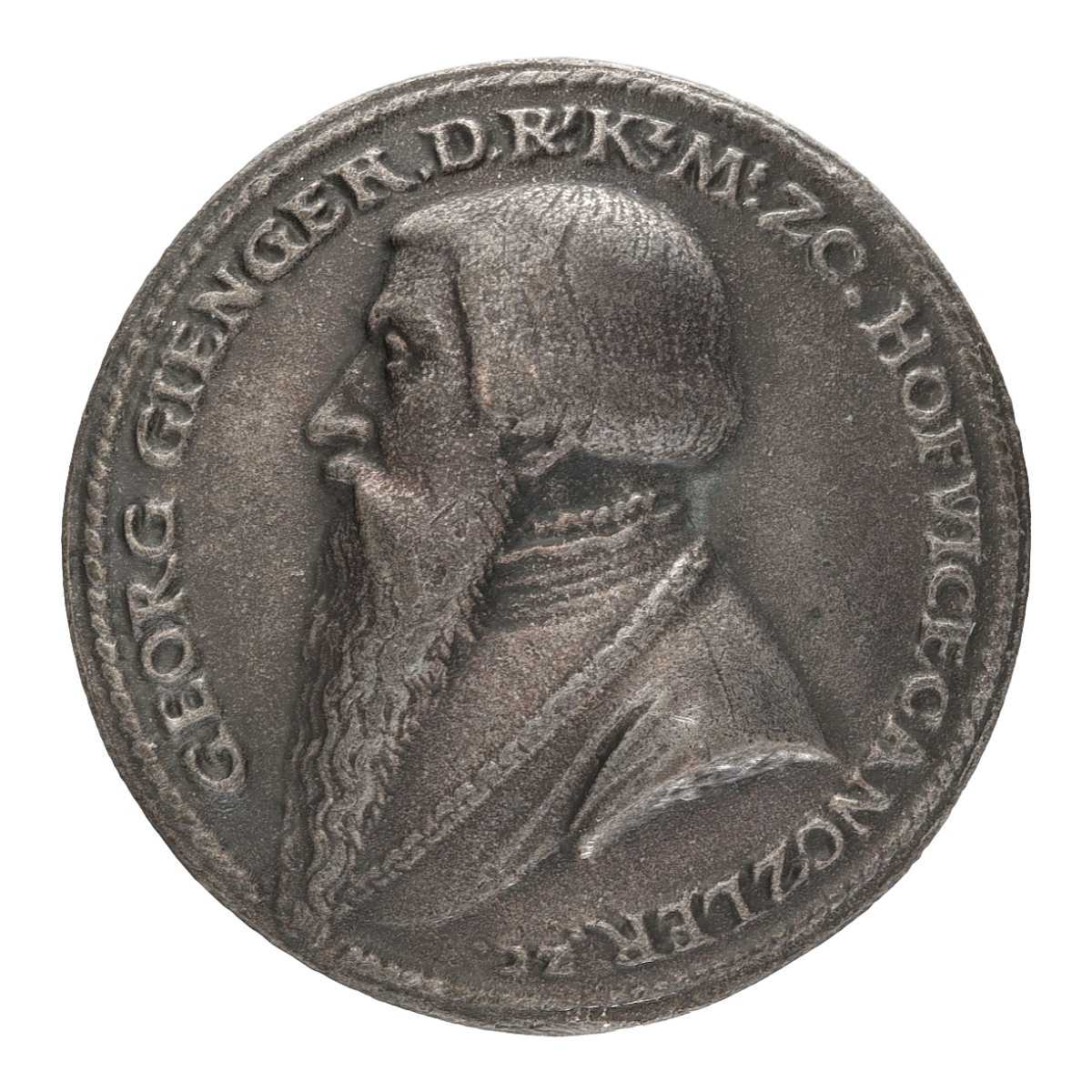 The commemorative medal of the Holy Roman Empire period, the "George Gynge Medal"