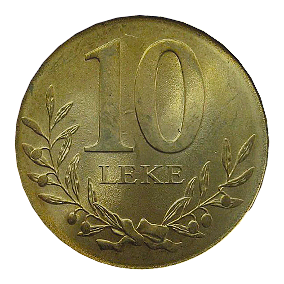 Albanian Lek Currency Ten Lek Coin
