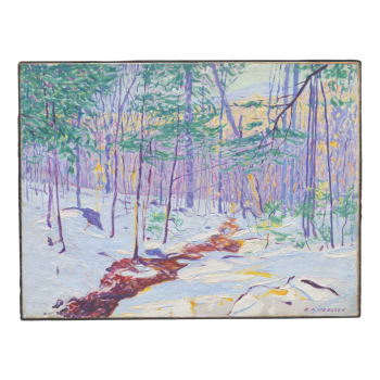 The Winter Stream "by E. Ambrose Webster