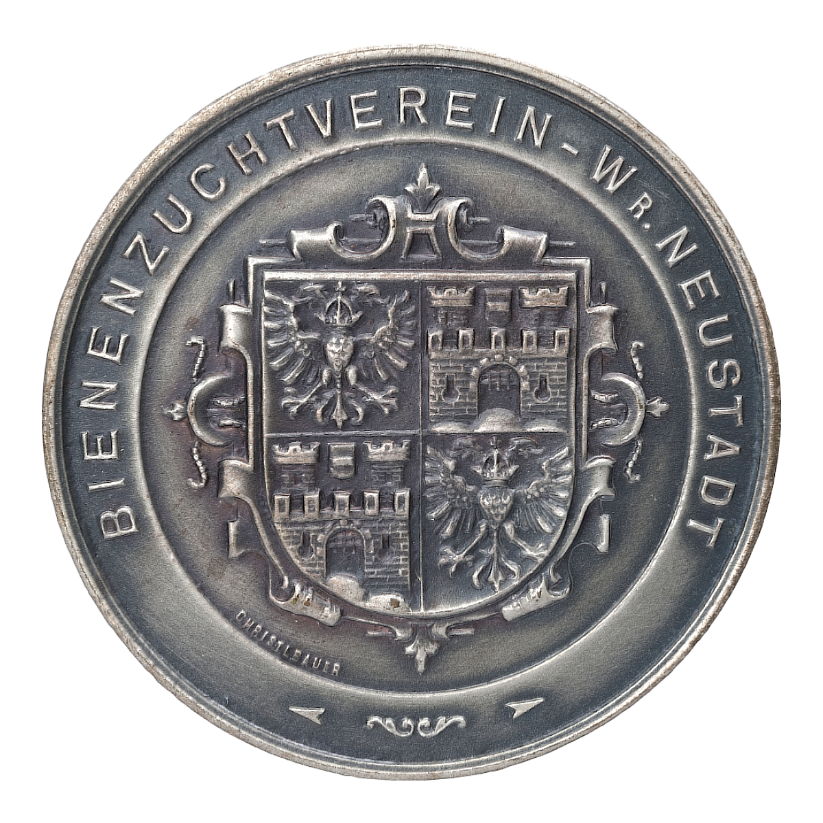 Commemorative coin of Vienna Neustadt Beekeeping Association "Meritorious Medal of Vienna Neustadt Beekeeping Association" in Austria