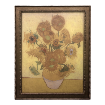 The Vase of Fifteen Sunflowers, created by Vincent van Gogh