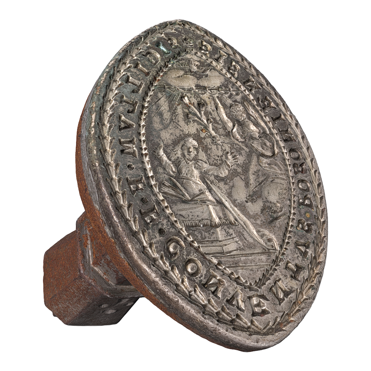 The 18th century cultural relic seal "The Annunciation Seal of the Virgin Mary" in Bratislava