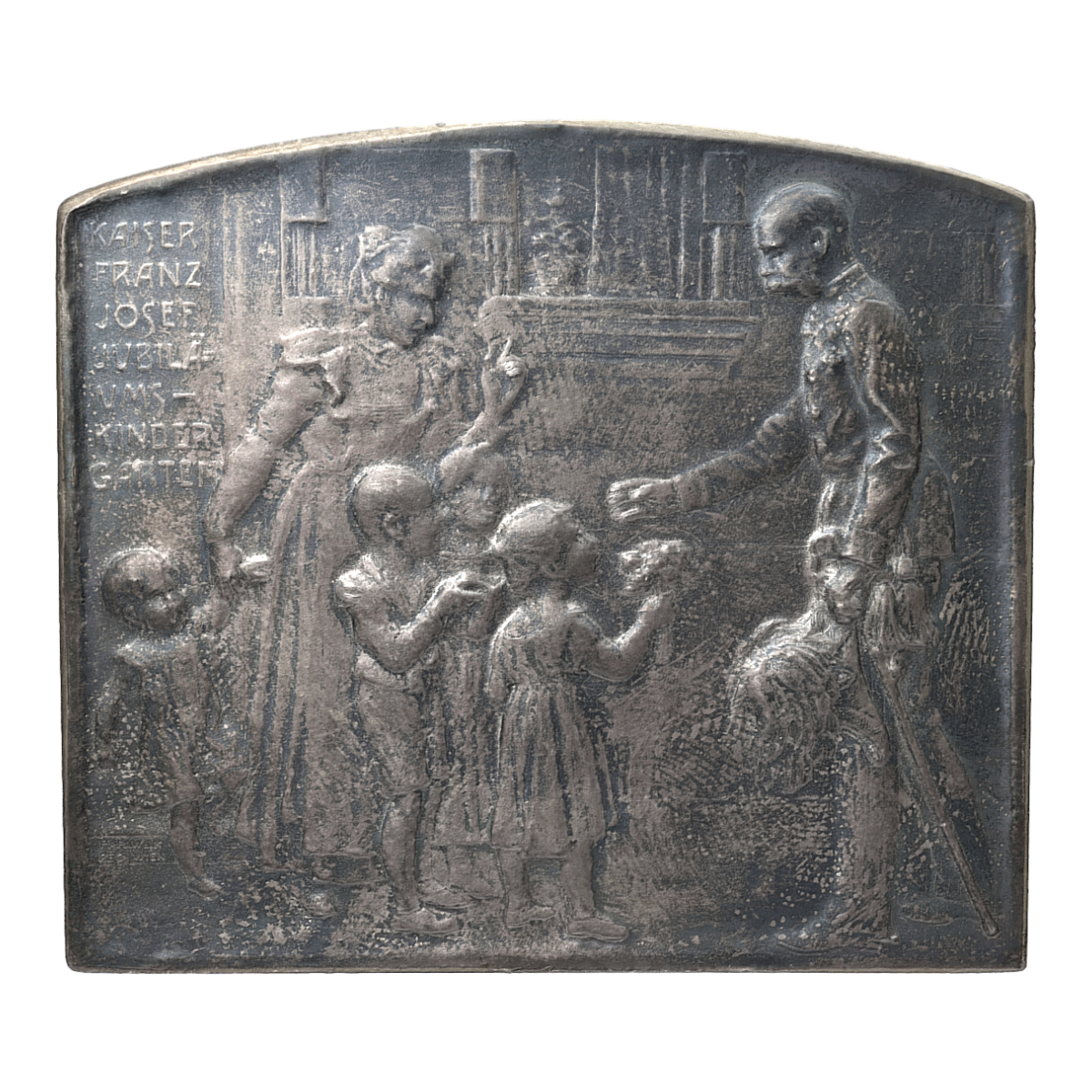 Commemorative Medal for the Opening of Jubilee Kindergarten during the Austrian Empire in the 20th Century