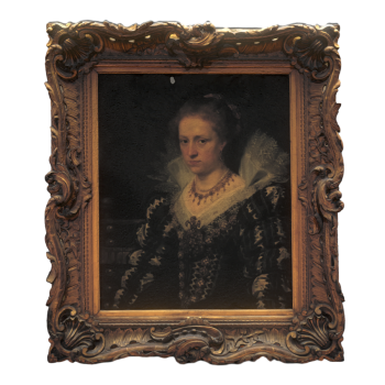 Portrait of Jacqueline Van Kester created by Van Dyck