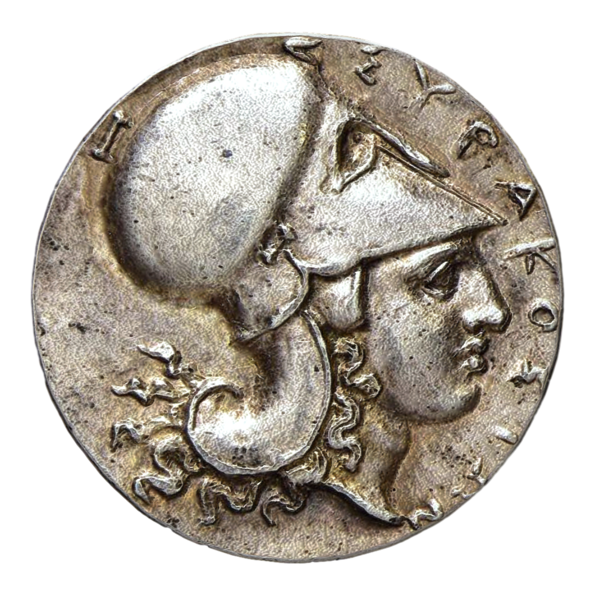 The Ten Drachma Silver Coin, a currency from the classical period of ancient Greece