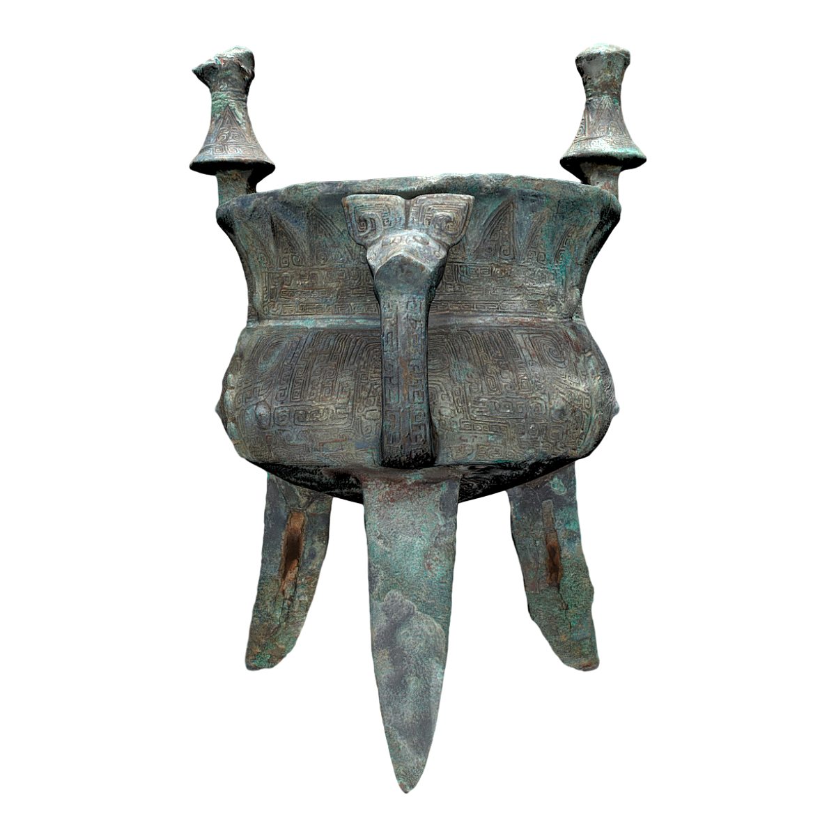 Bronze ware from the Shang Dynasty, known as the 'Bronze Pavilion'