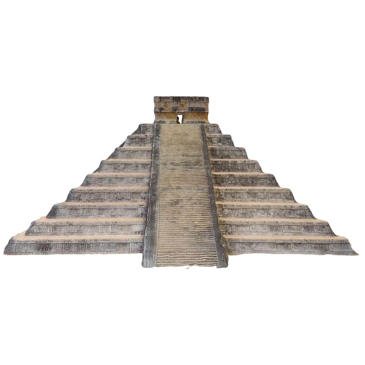 The Pyramid of Chichen Itza, a Maya architecture from the classical period